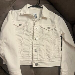 Old Navy Cream Denim Jacket